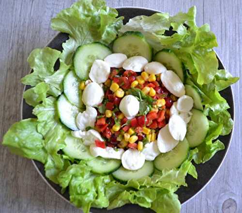 Salade fraîche et colorée