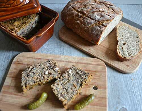 Terrine aux trois lentilles et aux noisettes