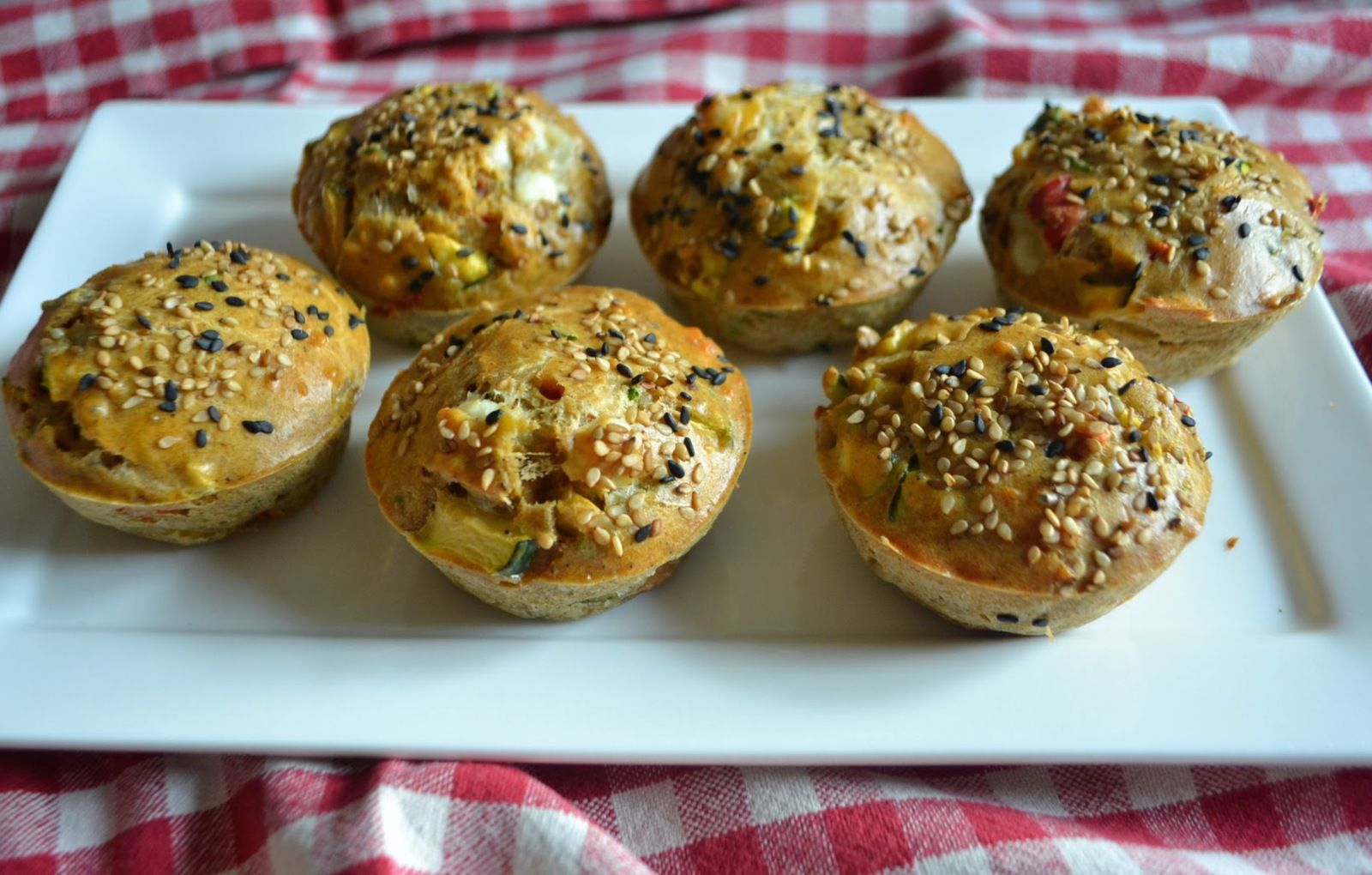 Muffins salés légumes et chèvre