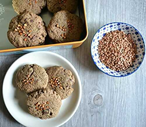 Cookies au sarrasin et pépites chocolat