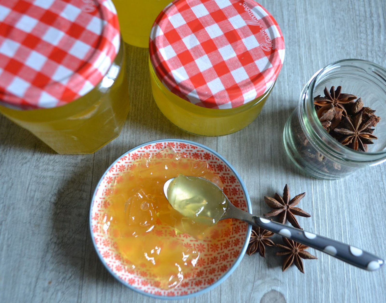 Confiture de pastèque (citre, gingérine) à la badiane