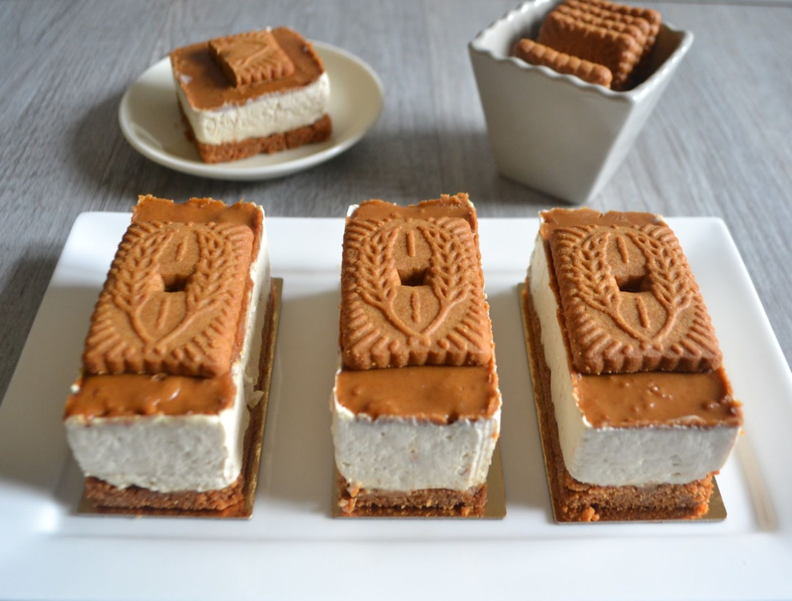 Mini-cheesecakes aux spéculoos