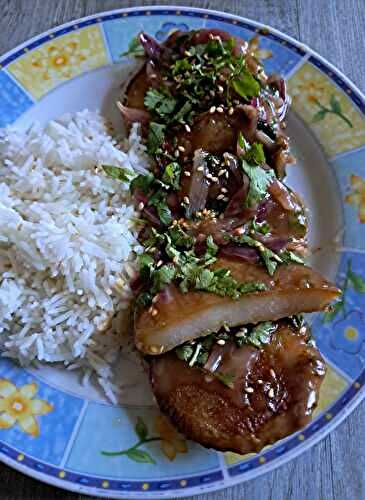 Choux rave au four à la sauce brune