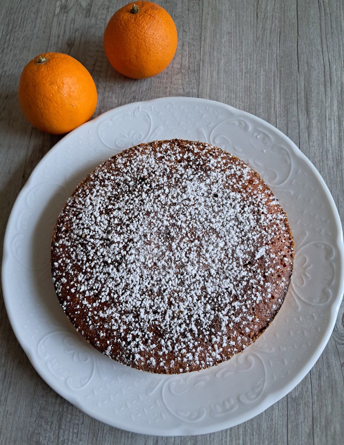 Gâteau à l'orange et amandes