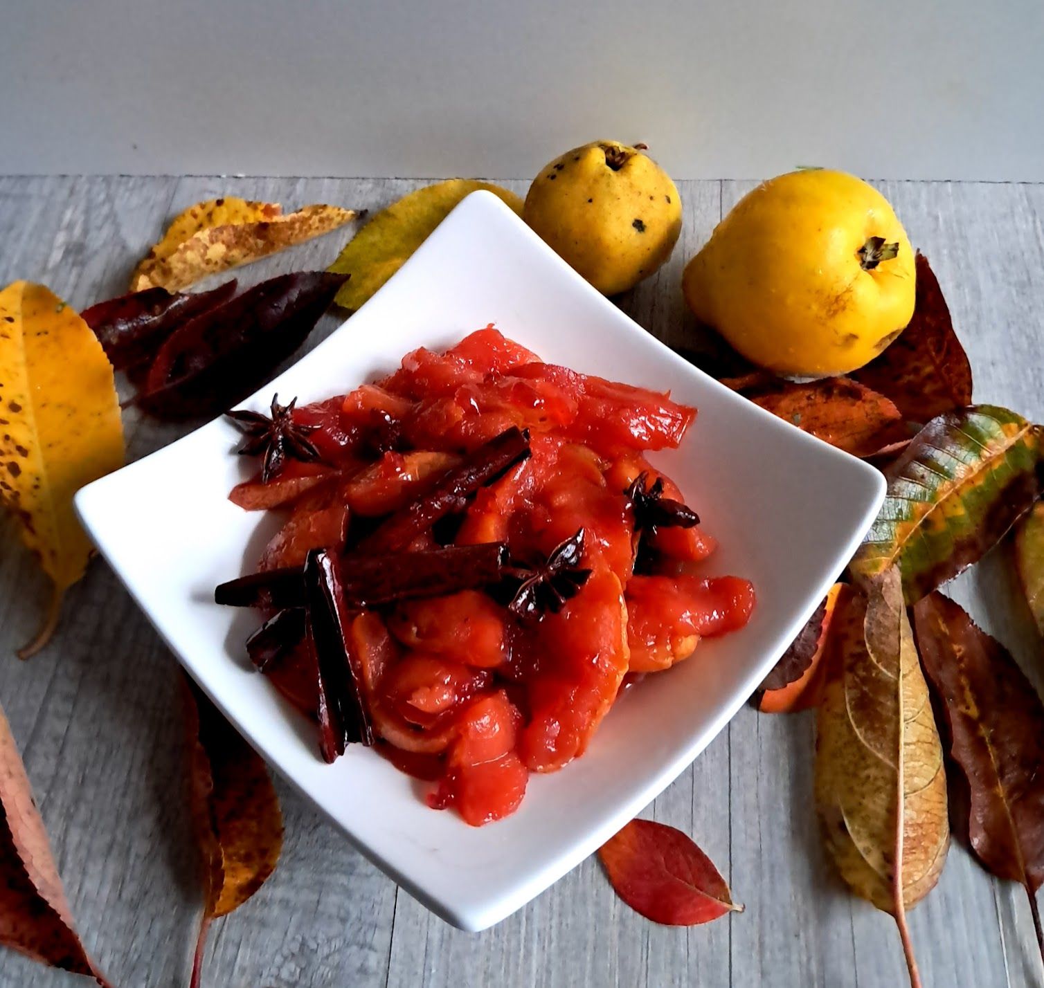 Coings rôtis aux épices