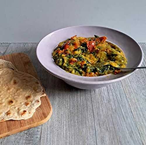 Daal palak (lentilles aux épinards)