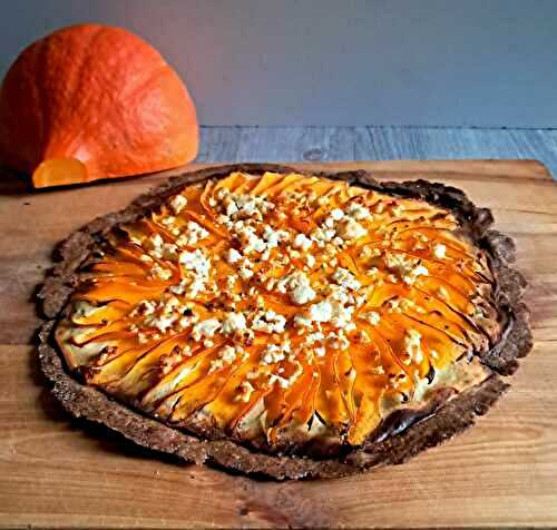Tarte fine rustique au potimarron 