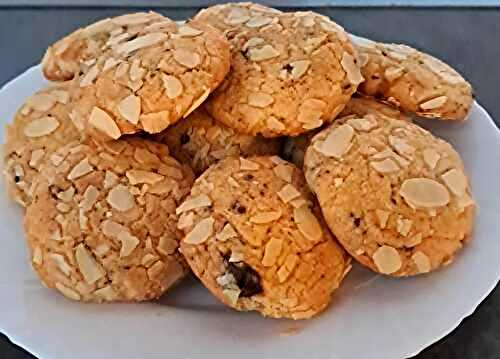 Cookies aux amandes et au chocolat