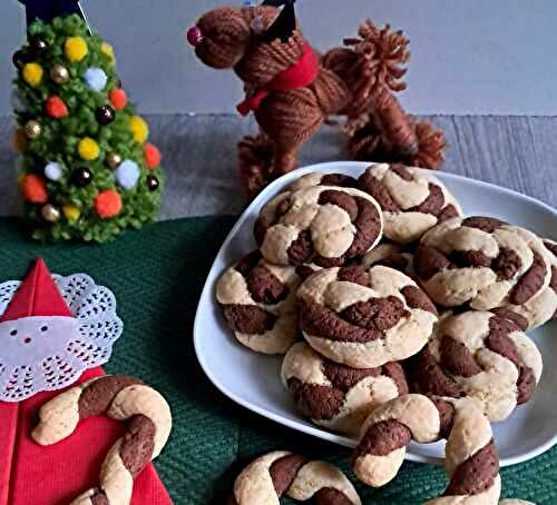 Sablés "boule" marbrés de Guy