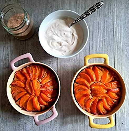 Dessert aux abricots et farine de maïs (sans gluten)
