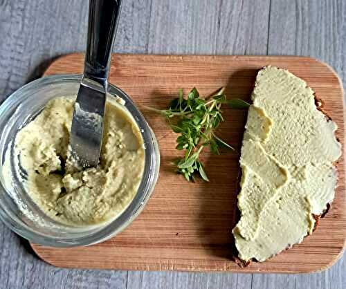 Tartinade de pois chiche au basilic
