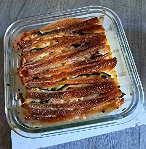 Crinkle aux courgettes et feta