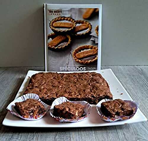 Brownie aux spéculoos et noix de pécan