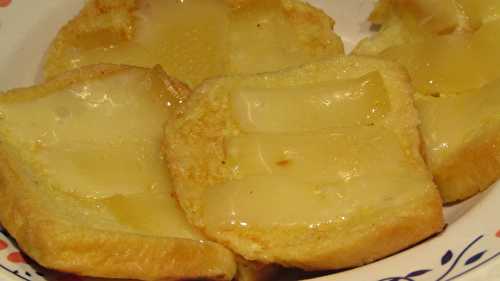 Pain perdu salé au Comté