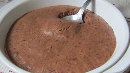 Une mousse au chocolat saveur caramel...Vegan