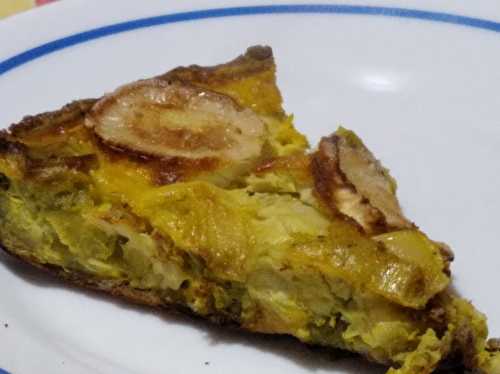 Une quiche sans gluten aux poireaux et au fromage de chèvre