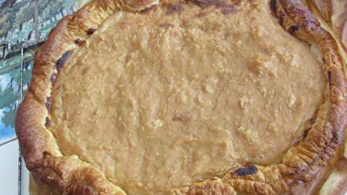 Une tarte aux oignons