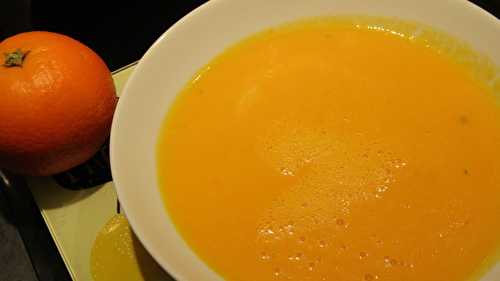 Velouté de carottes à l’orange