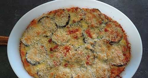 Parmigiana bianca - Aubergines au gratin