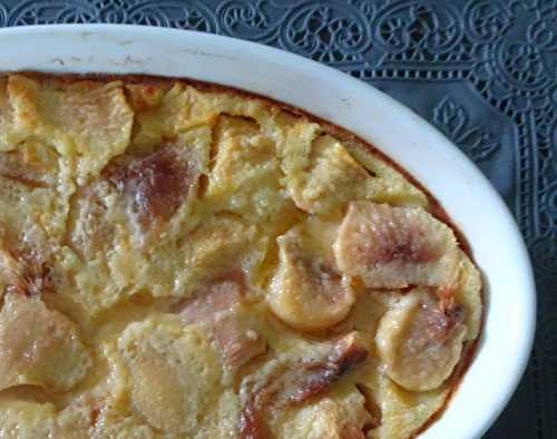 Clafoutis aux pêches