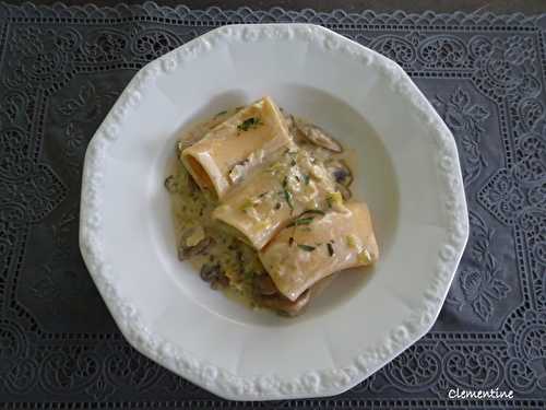 Pâtes aux champignons et poireaux de Gordon Ramsay 