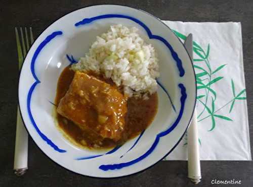 Poisson au curry