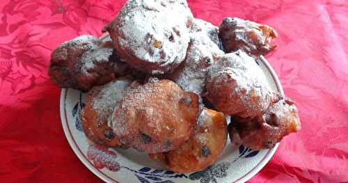 Oliebollen (beignets hollandais pour la Saint Sylvestre)