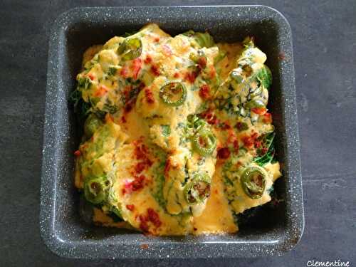 Chou vert au  Nacho cheese       