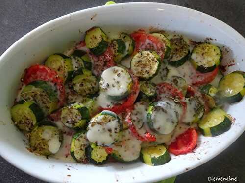 Gratin de courgettes à la cancoillotte