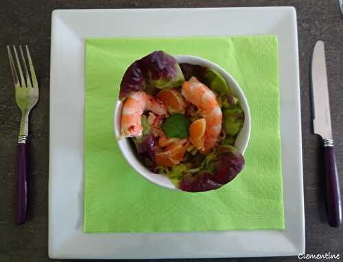 Salade de moules et crevettes