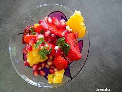 Salade de fruits .... ne serait-ce que  pour les couleurs !