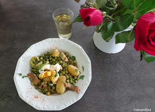 Cocotte de légumes des beaux jours et œuf poché d'Hélène Darroze