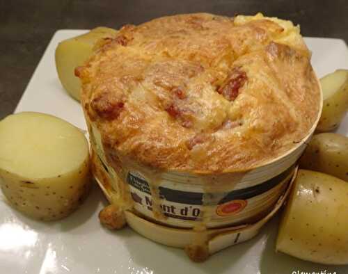 Vacherin Mont d'Or à la saucisse de Morteau de Cyril Lignac