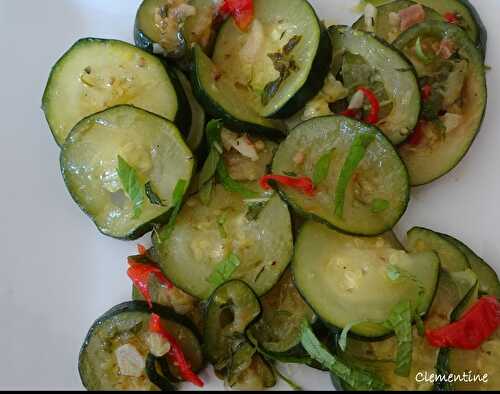 Zucchini  in padella - Courgettes frites par Jamie Oliver