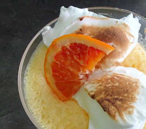 Crème meringuée à l'orange Tarocco
