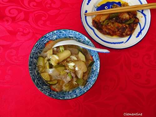 Sogogi doenjang jjigae - soupe coréenne à la viande de bœuf