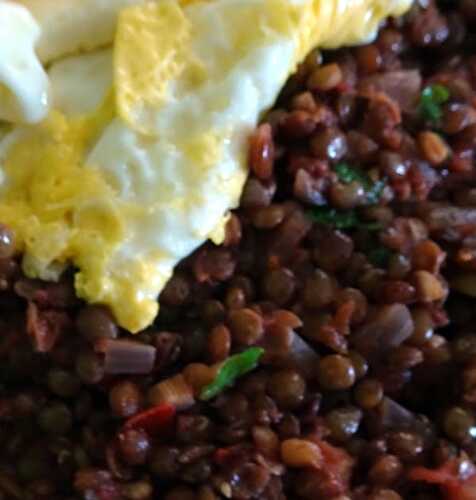 Lentilles façon risotto à la tomate de Simone Zanoni