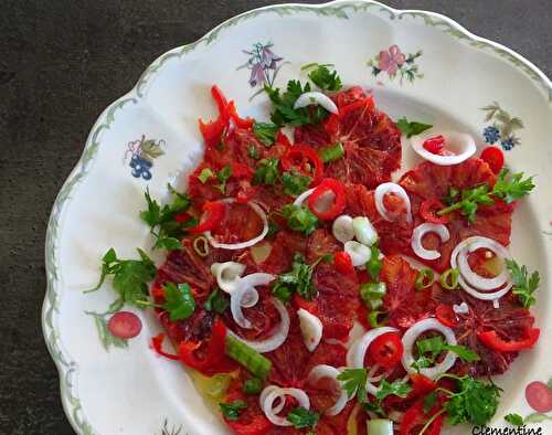 Salade d'oranges sanguines Tarocco 