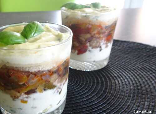 Panna cotta aux légumes d'été