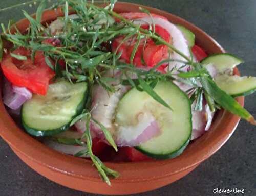 Salade de tomates à l'estragon