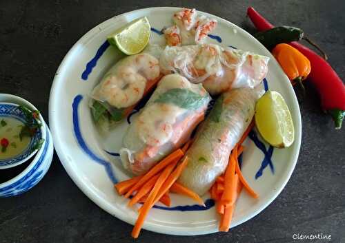 Rouleaux de printemps aux crevettes