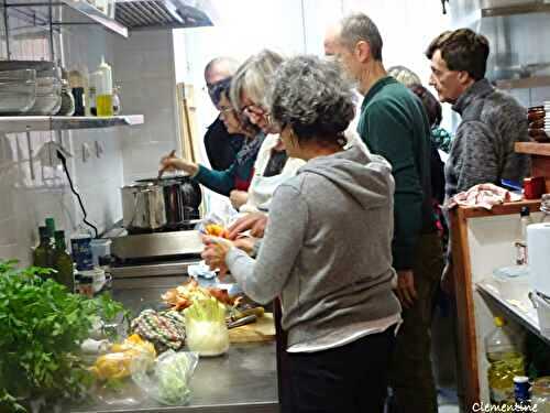 Atelier de cuisine avec Leo - 3 risotti - salade sicilienne et orangettes