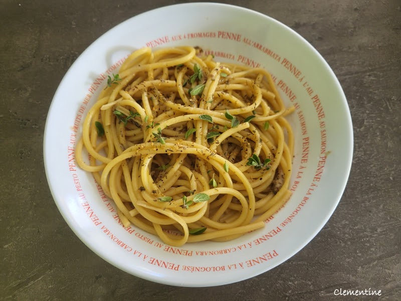 Cacio e pepe au za'atar de Yotam Ottolenghi