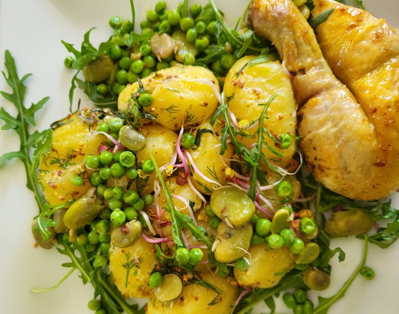 Salade de pommes de terre avec vinaigrette à la moutarde de Gordon Ramsay