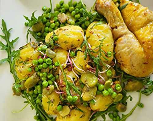 Salade de pommes de terre avec vinaigrette à la moutarde de Gordon Ramsay