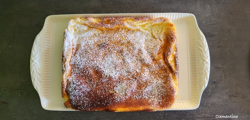 Gâteau léger à la ricotta, au yaourt et citron