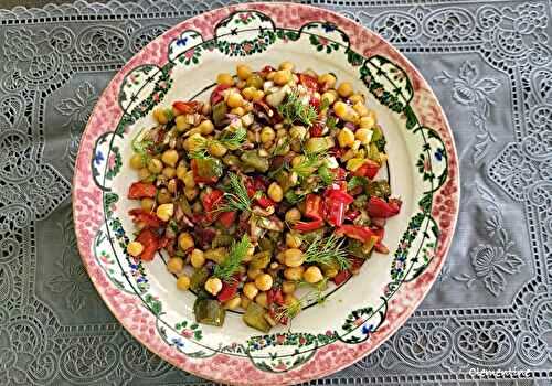 Salade de pois chiches turque