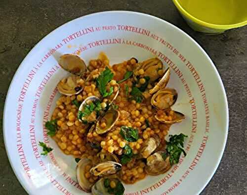 Fregola sarde alle vongole