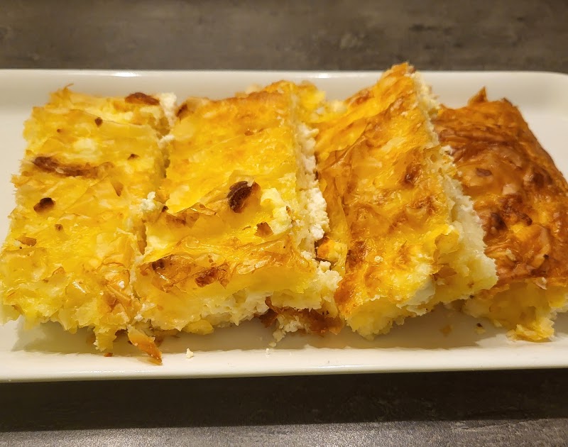 Placinta -Tarte filo roumaine  aux 3 fromages 