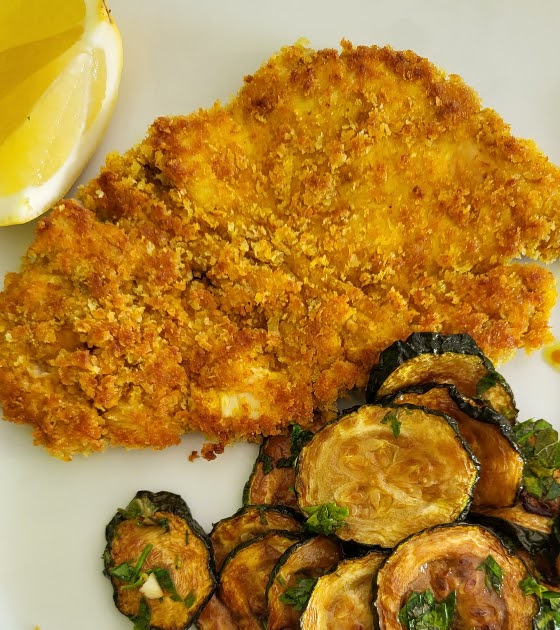 Escalopes de dinde panées